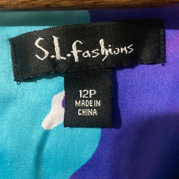 S.L. Fashion’s Woman Dress Multicolor Size 12P - Picture 7 of 10